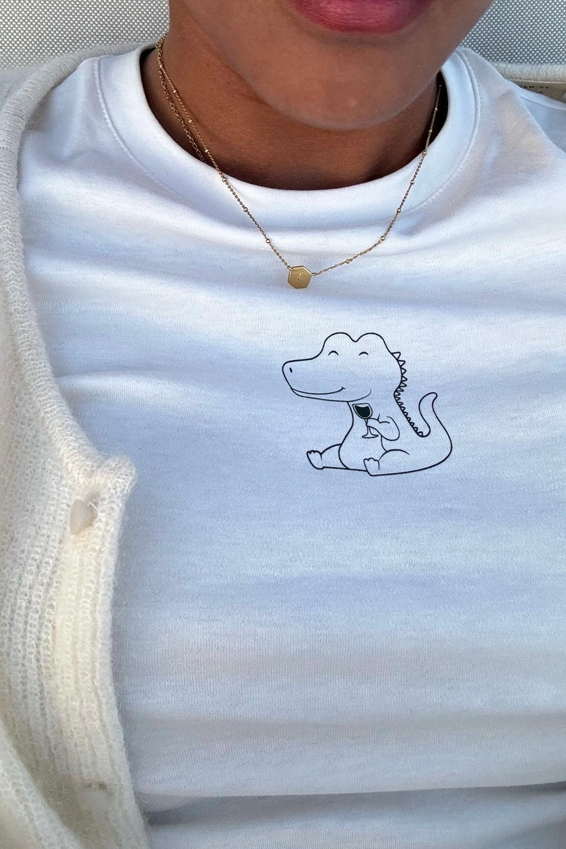 Let's Wine and Dino Baby Tee